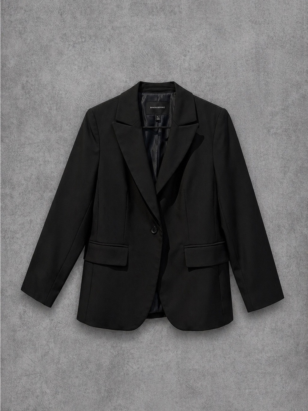 Banana Republic Petite Classic Black Blazer Size 2